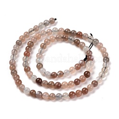 Grade AA Natural Multi-Moonstone Bead Strands&nbsp;LS-G-M296-01-4mm