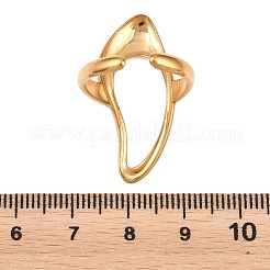 Irregular 304 Stainless Steel Cuff Open Rings&nbsp;RJEW-E300-01G