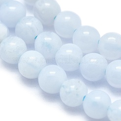 Natural Blue Lace Agate Beads Strands&nbsp;G-A177-04-09