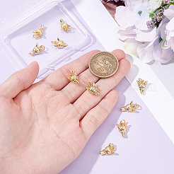 10Pcs Brass Micro Pave Cubic Zirconia Pendants&nbsp;KK-BBC0024-91