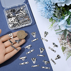 60Pcs 2 Styles Brass Adjustable Jean Button Pins&nbsp;KK-GF0001-21P