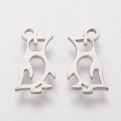 Non-Tarnish 201 Stainless Steel Charms&nbsp;STAS-S105-T212