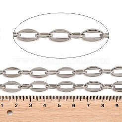 201 Stainless Steel Oval Link Chains&nbsp;CHS-H118-14P
