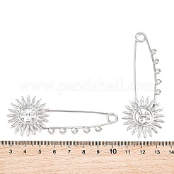 Sun 304 Stainless Steel Safety Pins Brooch Findings&nbsp;SA-CBA098D-13E-P