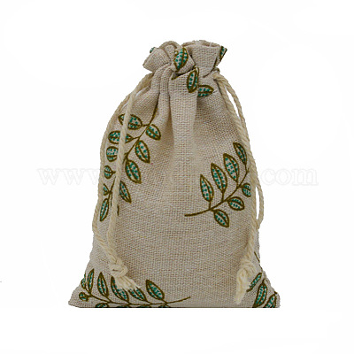 Linenette Drawstring Bags&nbsp;CON-PW0001-078B-14-1