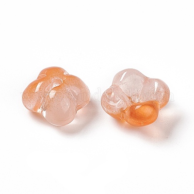 Electroplate Glass Bead&nbsp;EGLA-H102-04B-1
