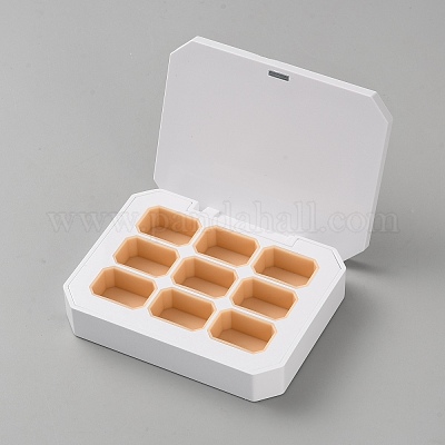 Plastic Latch Bead Containers&nbsp;CON-WH0085-140-1