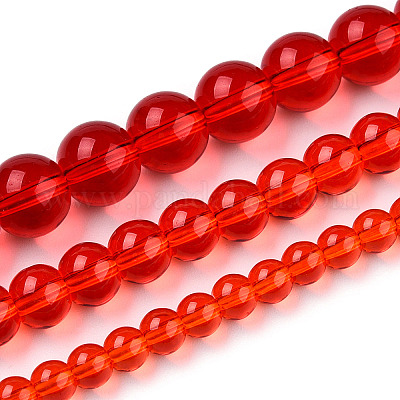 Transparent Glass Beads Strands&nbsp;GLAA-T032-T6mm-09-1