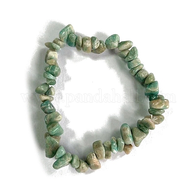 Natural Amazonite Stretch Bracelets&nbsp;PW-WG56138-06-1