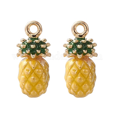 2Pcs Brass Enamel Charms&nbsp;KK-YW0001-82-1