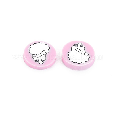 Handmade Polymer Clay Cabochons&nbsp;CLAY-N006-96-1