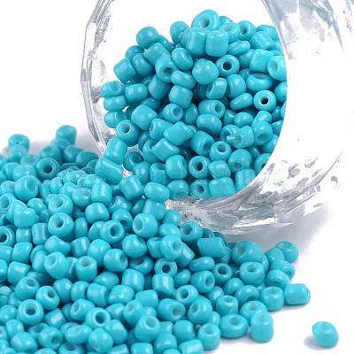Baking Paint Glass Seed Beads&nbsp;SEED-US0003-3mm-K10-1