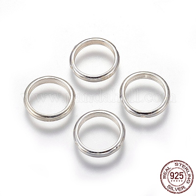 925 Sterling Silver Bead Frames&nbsp;STER-E062-06S-1