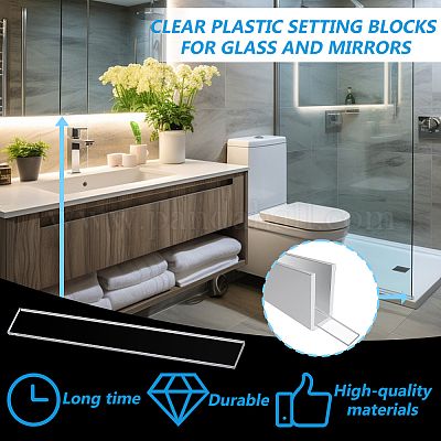 200Pcs Transparent Acrylic Sheets&nbsp;FIND-GA0007-20A-1