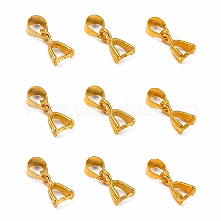 Brass Ice Pick Pinch Bails KK-KK06-G-1