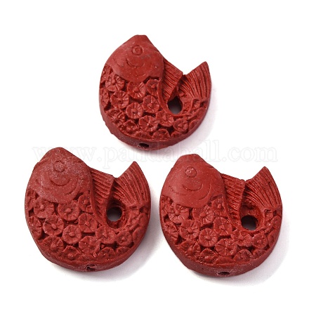 Cinnabar Beads&nbsp;CARL-K001-22A-1