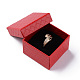 Square Cardboard Ring Boxes&nbsp;CBOX-S020-01-5