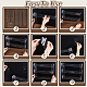 3-layered Transparent Plastic Storage Riser Holders&nbsp;ODIS-WH0025-275-4