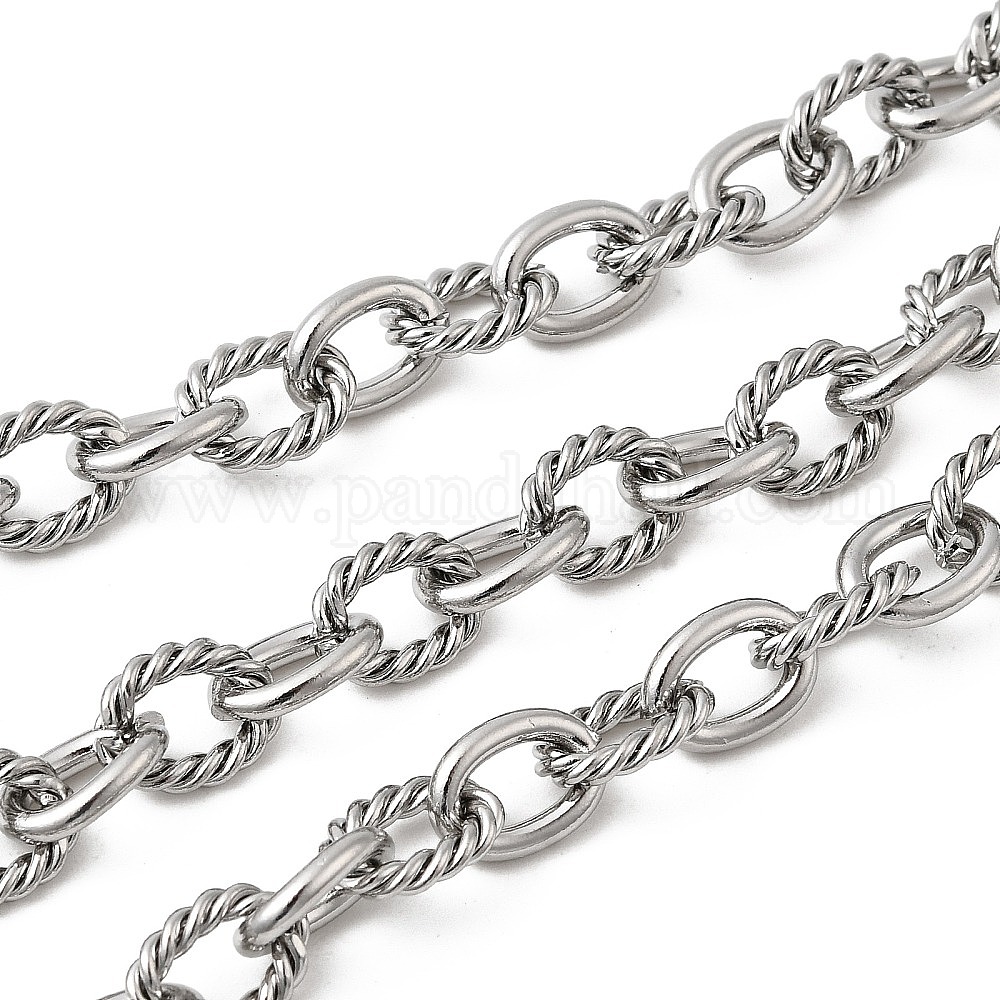 Ss Cable Chain Wholesale 304 Stainless Steel Twist Cable Chains - Pandahall.com