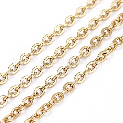 Ion Plating(IP) 304 Stainless Steel Cable Chains&nbsp;CHS-H007-55G