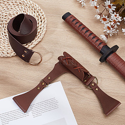 Medieval Style Adjustable PU Leather Sword Holder & Belts&nbsp;AJEW-WH0248-788