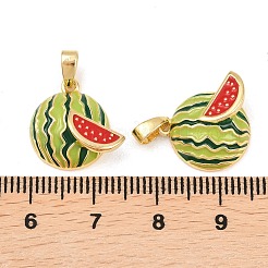 Brass Enamel Pendants&nbsp;KK-G549-04G