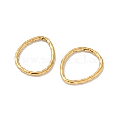 304 Stainless Steel Twisted Teardrop Linking Rings&nbsp;STAS-L300-007G