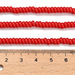 Synthetic Turquoise Beads Strands&nbsp;G-L635-A10-4x2mm-02