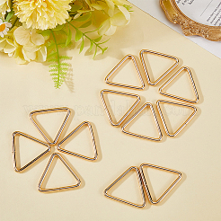 12Pcs Triangle Iron Linking Rings&nbsp;IFIN-CP0002-96LG