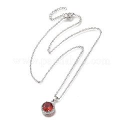 304 Stainless Steel Cable Chain Necklaces&nbsp;NJEW-H040-22P-07