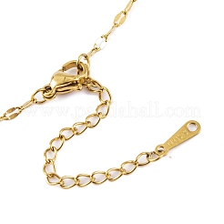 Woven Net/Web with Feather 201 Stainless Steel Boho Pendant Necklaces for Women&nbsp;NJEW-G087-01G
