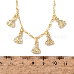 Brass Micro Pave Clear Cubic Zirconia Money Bag Pendant Necklaces&nbsp;NJEW-A071-07G