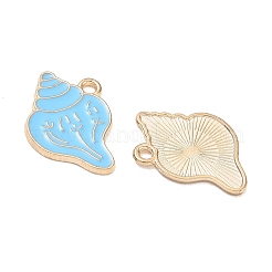 Alloy Enamel Pendants&nbsp;AL-CBAE435-07G