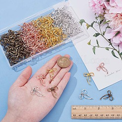 160Pcs 4 Colors Tibetan Style Zinc Alloy Pendants&nbsp;FIND-WR0012-59