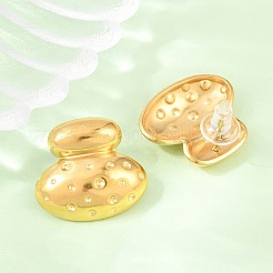 Melting Styles 304 Stainless Steel Stud Earrings for Women&nbsp;EJEW-F415-02G-04