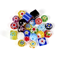 Handmade Millefiori Glass Beads&nbsp;LAMP-KS0001-01