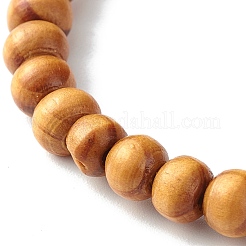 Oil Diffuser Yoga Beads Stretch Bracelet for Girl Women&nbsp;BJEW-JB06897