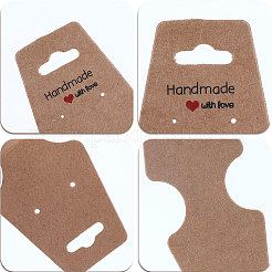 200Pcs Cardboard Fold Over Paper Display Hanging Cards&nbsp;CDIS-SP0001-01