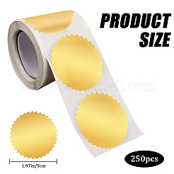 Paper Self-Adhesive Serrated Edge Awards Blank Stickers&nbsp;DIY-WH0504-151E