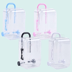 4Pcs 4 Colors Luggage Cases Transparent Plastic Candy Gift Storage Boxes&nbsp;CON-CN0001-09