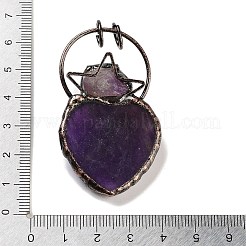 Natural Amethyst& Amethyst Big Pendants&nbsp;G-A221-04D