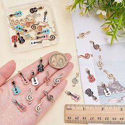 40Pcs 10 Styles Alloy Enamel Pendants&nbsp;FIND-ME0001-94