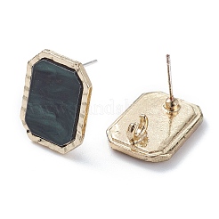 (Defective Closeout Sale) Alloy Stud Earring Findings&nbsp;PALLOY-XCP0001-72B