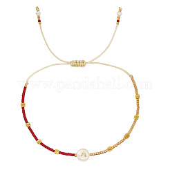 Glass Seed Beads Braided Bead Bracelets&nbsp;TY7987-1