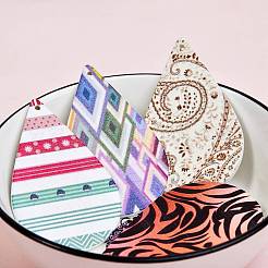DIY 15 Pairs Dyed Printed Wooden Dangle Earring Making Kits&nbsp;DIY-SZ0001-76G