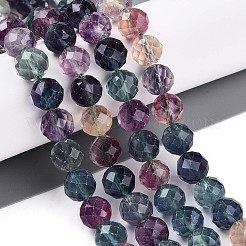 Natural Rainbow Fluorite Beads Strands&nbsp;G-S345-10mm-29
