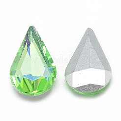 Pointed Back Glass Rhinestone Cabochons&nbsp;RGLA-T014-8x13mm-06