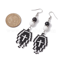 304 Stainless Steel Dangle Earring&nbsp;EJEW-MZ00193