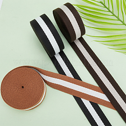 15 yards 3 colors Ethnic Style Flat Polycotton Stripe Ribbon&nbsp;OCOR-WR0001-18