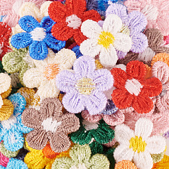 80Pcs 16 Styles Flower Computerized Embroidery Cloth Iron On Patches&nbsp;PATC-TA0001-14